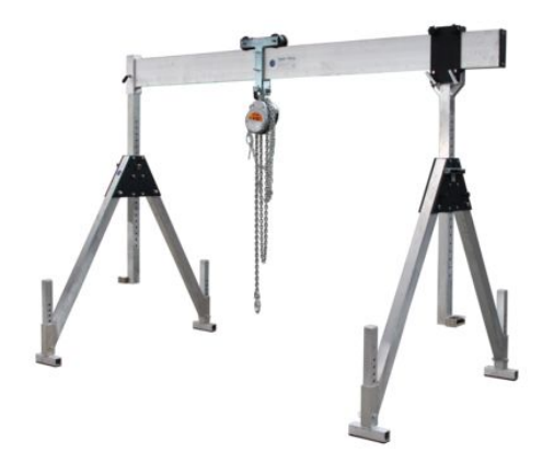 Aluminium-Portalkran klappbar