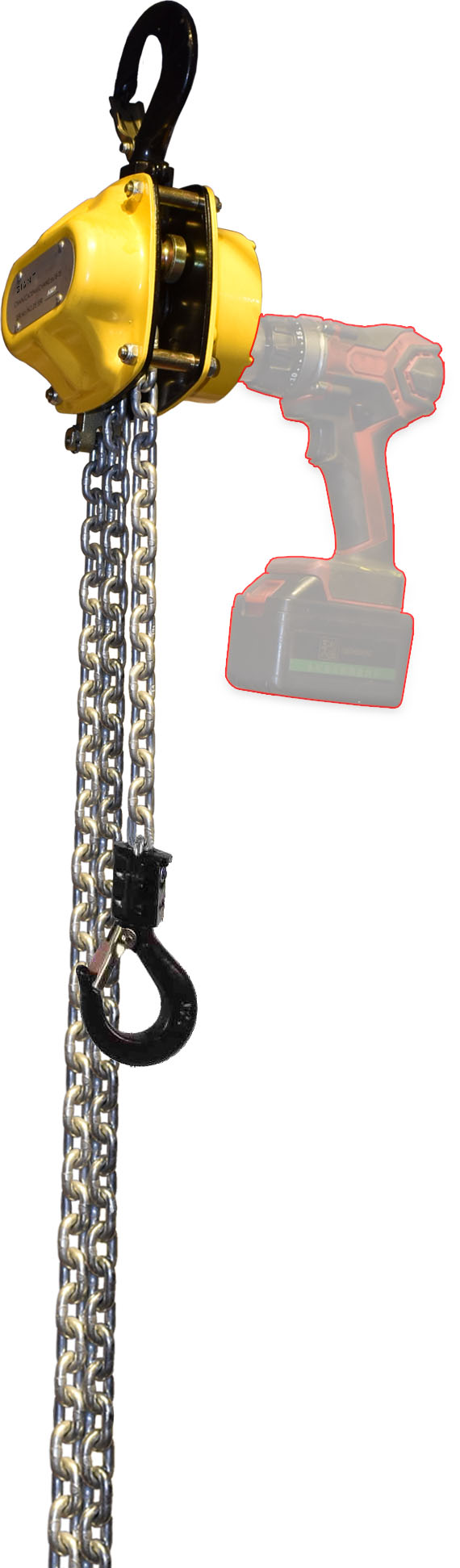 Bohrmaschinenbetriebener Kettenzug-HSH-D