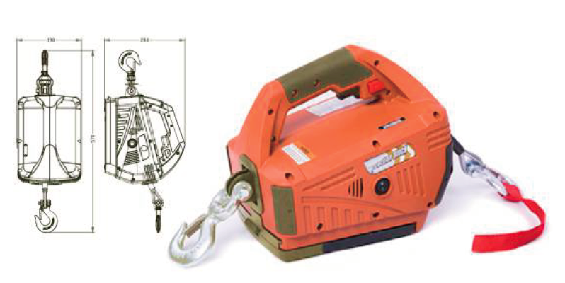 Batteriebetriebene elektrische Winde SLQ-B